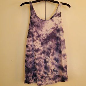 Mossimo Supply Co. Tank Top, Blue Tie Dye, Size XS